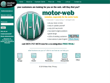 Tablet Screenshot of motor-web.com